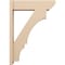 Ekena Millwork 8-in W x 30-in D x 42-in H Balboa Slat Rough Cedar Woodgrain TimberThane Outlooker, Primed Tan OUTUR080X30X42BOA24RCPR - alternate 5